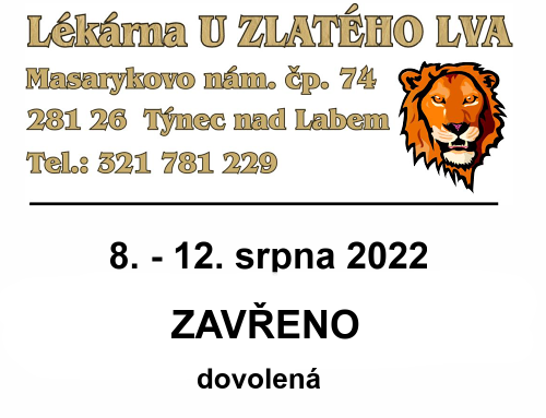 změna lékárna 2022